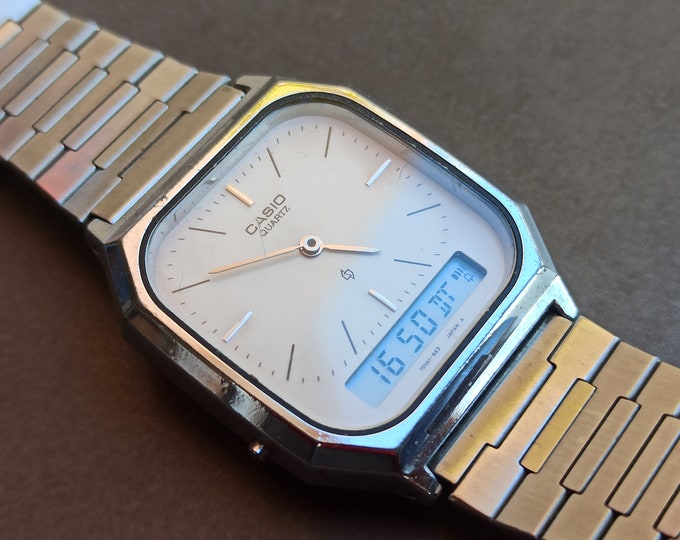 CASIO Quartz Watch, Wrist Quartz Watch, Casio Watch, Retro Watch ...