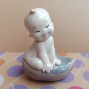 Lladro Nao Baby, Vintage Collectable Nao By Lladro Baby, Lladro Baby, Antique Nao Spanish Figurine, LLadro Ceramic, Hand Made