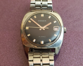 Vintage Japan CITIZEN 21 Jewels Automatic Men's Watch,Day