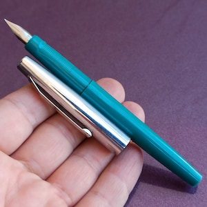 Vintage Fountain Pen, Collectible Pen, Gift Pen, Gray Fountain Pen, Retro Fountain Pen, Antique Pen, Old Fountain Pen
