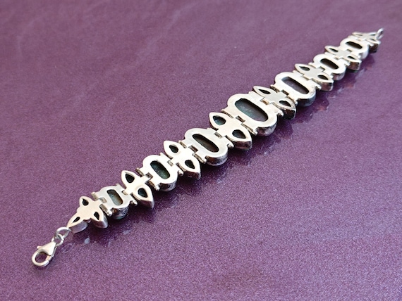 925 Silver Ruby Zoisite Bracelet, Ruby Bracelet, … - image 7