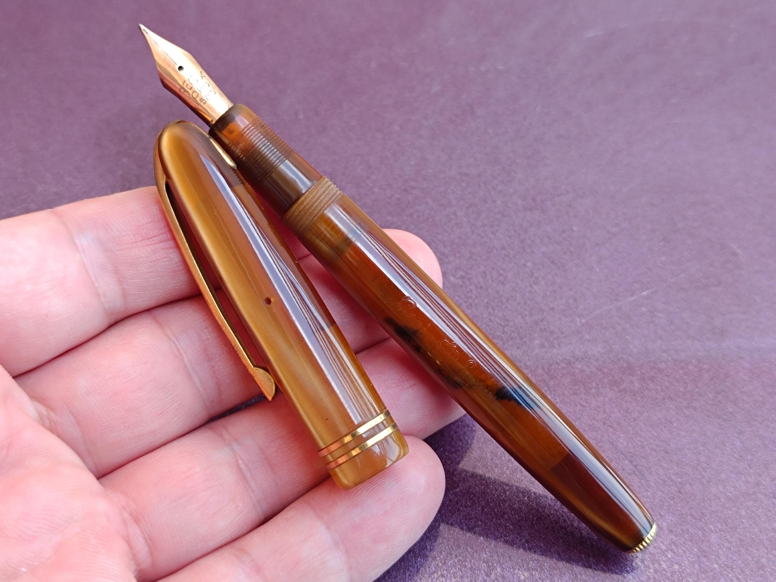 14K GOLD PLATED 万年筆ペン先 12点 アンティーク il_fullxfull.7413456685_4qe9.jpg