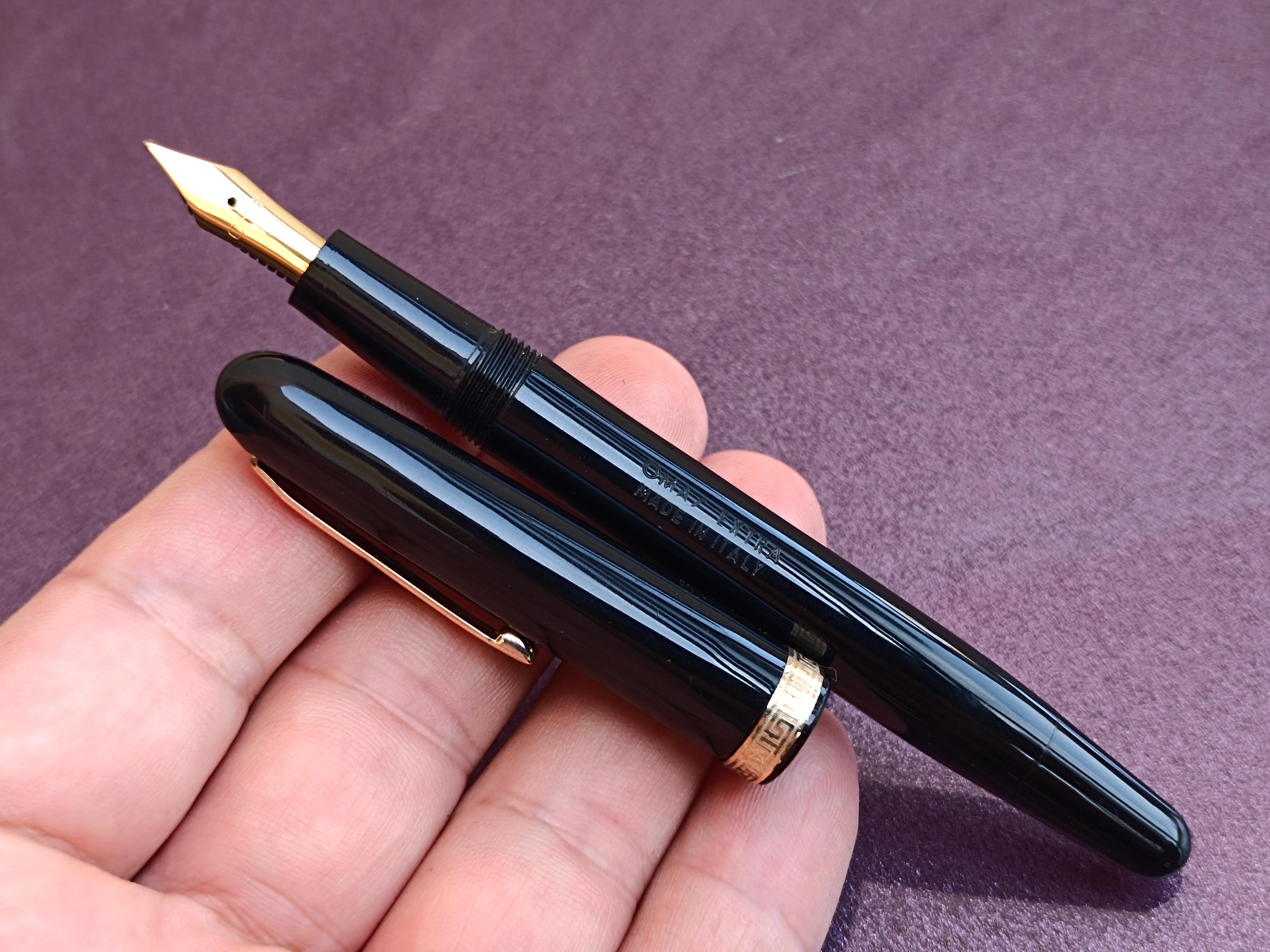 OMAS EXTRA 620 Fountain Pen, Vintage Fountain Pen, Gold Filled Nib