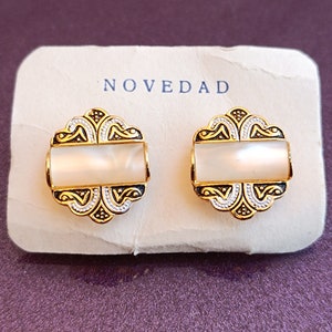 1960s Gold Filled Toledo Damascene Cufflinks, Antique Toledo Cuff Links, Vintage Cufflinks, Antique Cuff Links, Gentleman&#39;s Gift, Damascene