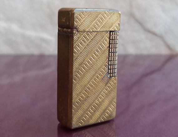 1970 ZAIMA Comelet Gold Plated Vintage Lighter, Antique Pocket Lighter,  Collectable Gas Lighter, Cigarette Lighter, Smoking Accessories