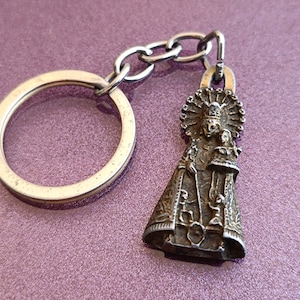 Ntra Sra De Los Desamparados, Porte-clés plaqué argent, La Geperudeta Virgen De Los Desamparados, Basilique De La Virgen De Los Desamparados