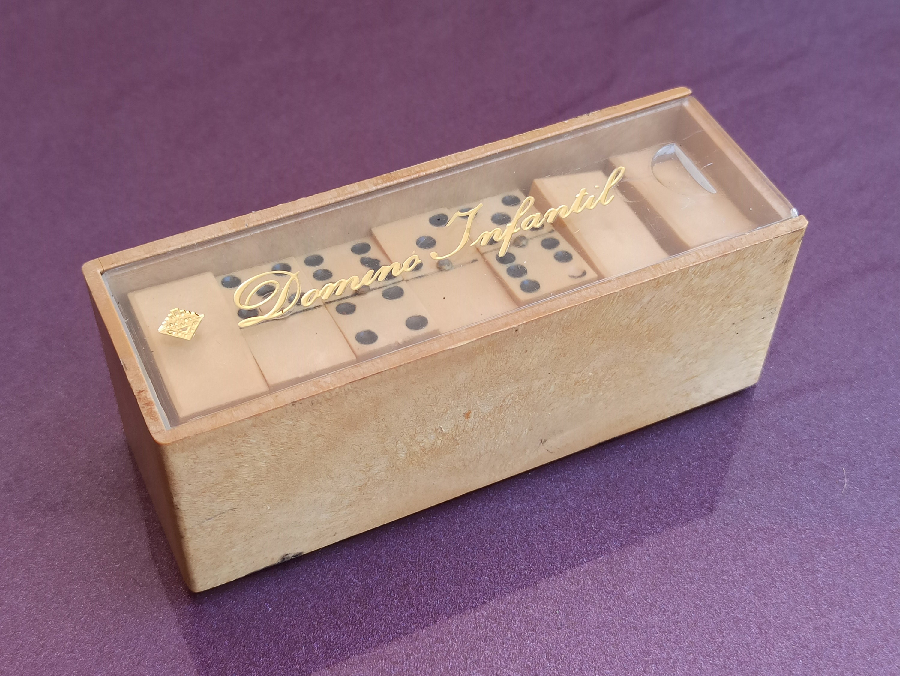 1970 Small Dominoes Board Game, Vintage Domino, Vintage Game