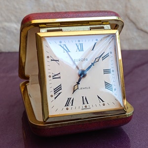 EUROPA Alarm Clock With Mechanical Mechanism, Vintage Alarm Clock, Old Mechanical Watch, Retro Mechanical Clock, Vintage Clock, Germany