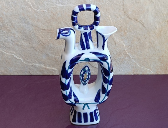 1950 Sargadelos RARE Porcelain Vase, Vintage Sargadelos Modernist