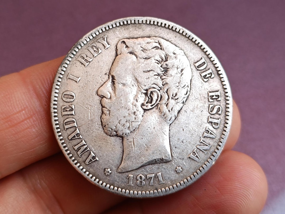 1871 スペイン 5ペセタ銀貨 アマデオ1世 il_1080xN.7378215097_c036.jpg