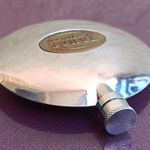 TABAC Original Flask, Metal Flask, Spanish Flask, Original Flask, Vintage Flask, Retro Flask
