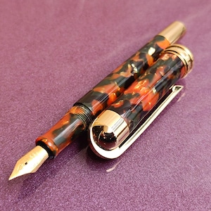 Iridium Point Füllfederhalter, Gold Filled Füllfederhalter, Vintage Füllfederhalter, Füllfederhalter, Tintenstift, Retro Füllfederhalter, Vintage Tintenstift