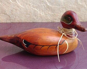 Country Traditions Cambridge Ontario Wood and Hand Painted Duck