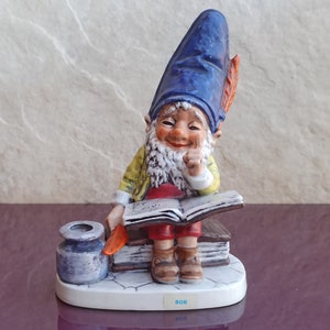 1970 Goebel Hummel BOB Figurine, Co-Boy Gnome, Vintage Germany Gnome, Vintage Gnome Figurine, Co-Boy Gnome, W. Germany