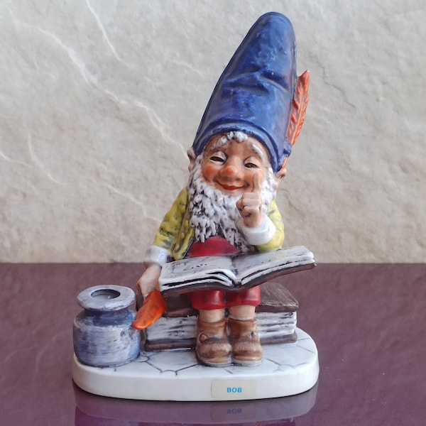 1970 Goebel Hummel BOB Figurine, Co-Boy Gnome, Vintage Germany Gnome, Vintage Gnome Figurine, Co-Boy Gnome, W. Germany