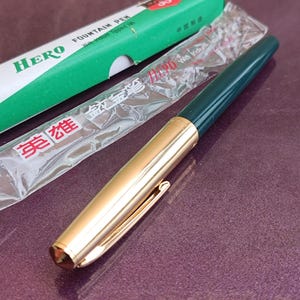 HERO 330 万年筆 英雄 FOUNTAIN PEN 年代物 昭和レトロ Pen Fountain