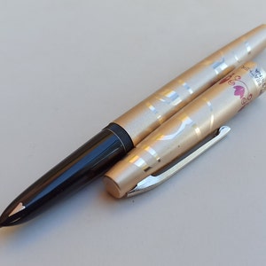 WHITE FEATHER 610 Füllfederhalter, Vintage-Geschenk, Vintage-Füllfederhalter, Retro-Füllfederhalter, Antik-Stift, alter Füllfederhalter, goldgefüllter Tintenstift