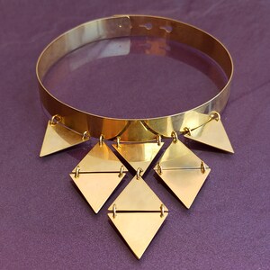 RARE Boruschka Gold Plated Necklace, Vintage Choker, Spanish Vintage Necklace, Gold Plated Jewellery, Limited Edition, Boruschka Necklace