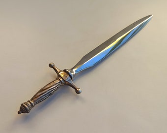 915 Silver Pedro Duran LETTER OPENER, Silver Letter Opener, Vintage Letter Opener, Silver Letter Opener Knife, Antique Silver Knife Spain