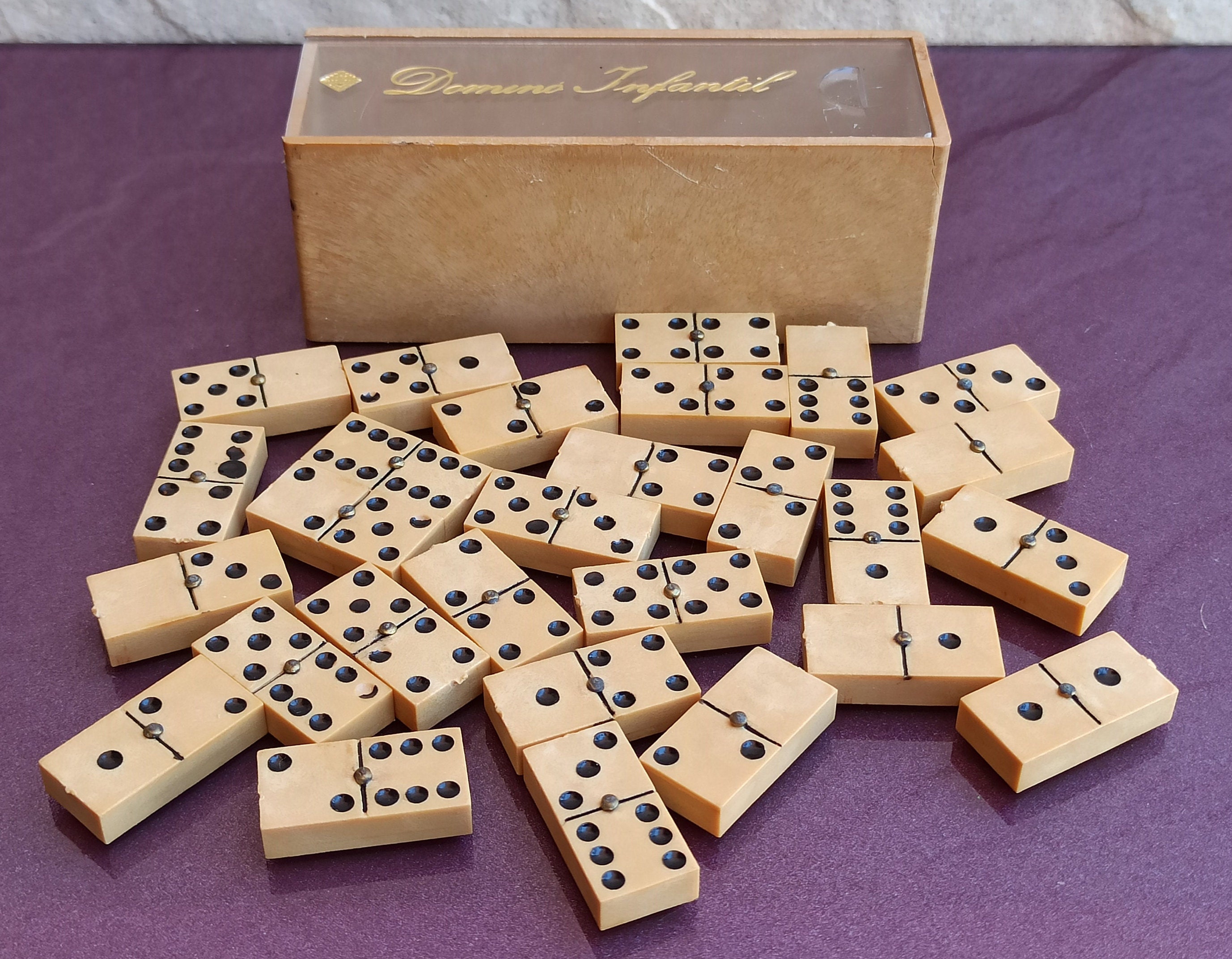 ニチユー　ドミノ 1970 Small Dominoes Board Game, Vintage Domino, Vintage Game