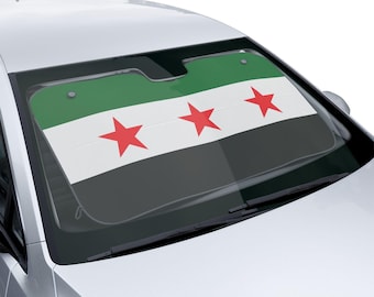 S*ria Flag Car Sun Shade | Auto Accessories, Window Cover, UV Protection, Summer Essential