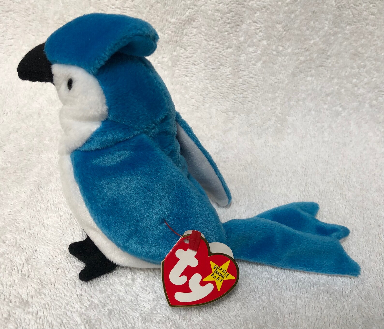Rocket TY Beanie Baby Rocket the Blue Jay Bird Etsy