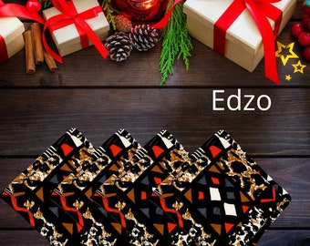 Afrikanische Tischdeko Tischsets Geburtstagsdeko Weihnachtsdeko Interior Design Homefashion Einrichtungsdesigns Platzsets Untersetzer Kente