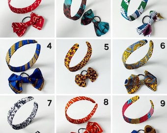 Afrikanische Haarreifen Haarschleife Scrunchies Festival Kente Haargummi Haarschmuck Kinder Süße Kinder Geschenkideen Sommerlook Strand