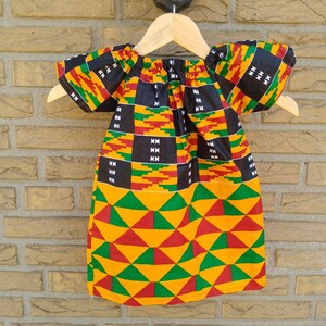 Beautiful summer dress, smock dress, children's dress, tunic, top, T-shirt, school enrollment, back to school, strap top, maxi dress Kleid Eyram