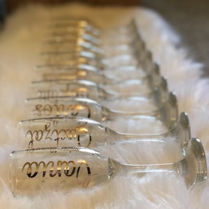 Personalized Champagne Glasses