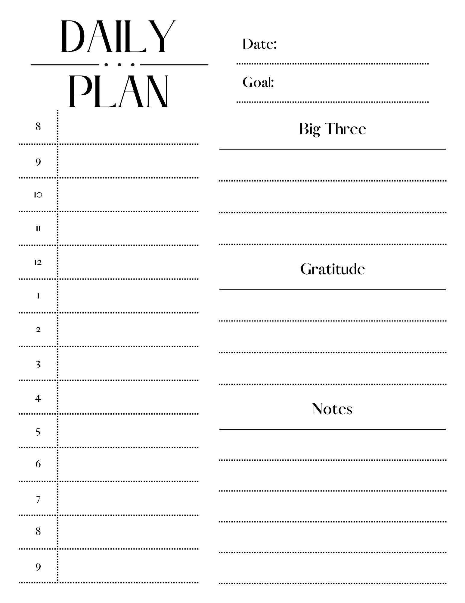 Life In Balance: Daily Planner For Wellness And Success: A Practical Guide To Daily Planning And Productivity: Manning, Joseph M