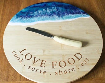 Lazy Susan pintada a mano