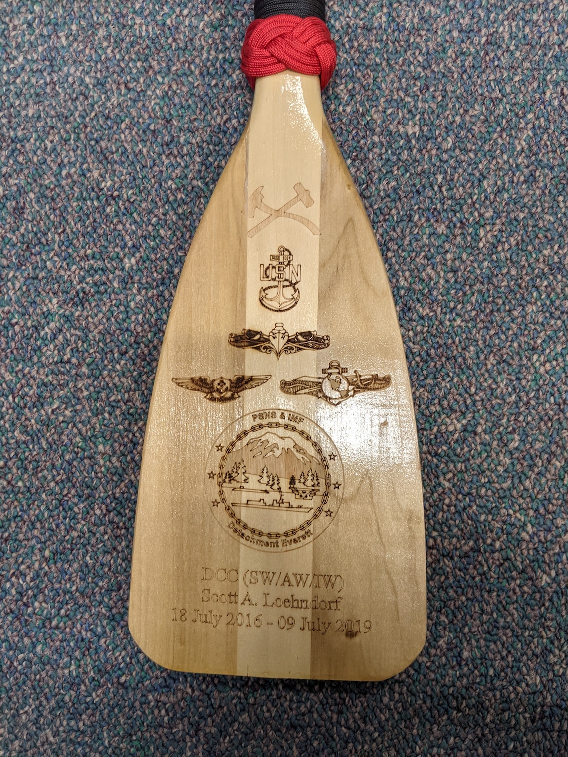 Custom Engraved Wooden Paddle. 30. Etsy