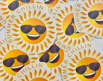 Sommer Chillin' Sticker