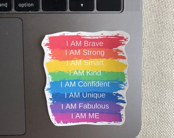 I AM ME Affirmation Sticker