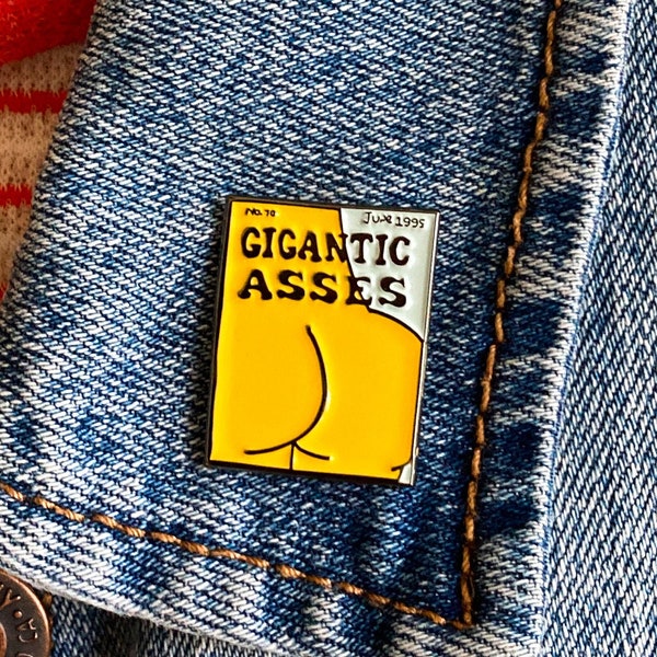 Gigantic Asses Simpsons Enamel Pin