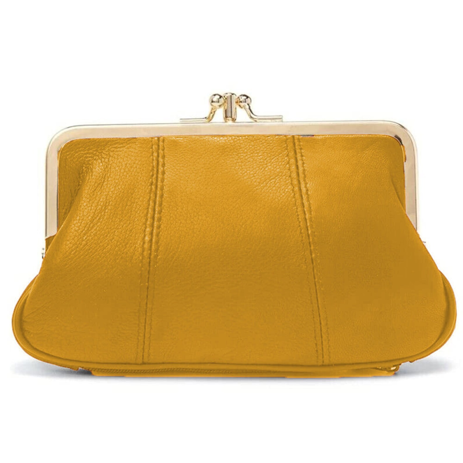 Ladies Women Leather Coin Purse Money Clip Clasp Top Keys Etsy