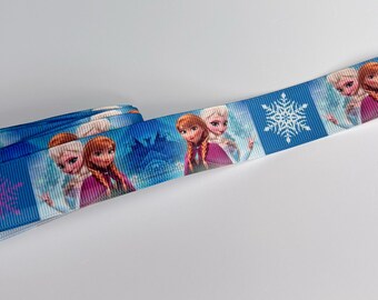 1,8 m Die Eiskönigin 2 Ripsband 25 mm breit / Frozen Ribbon / Dekoband / Bastelband / Geschenkband Elsa und Anna