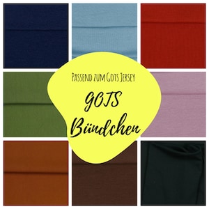 Bio Bündchen by POPPY / GOTS / Bündchen Schlauchware / Babytauglich / Feinbündchen / Ökotex