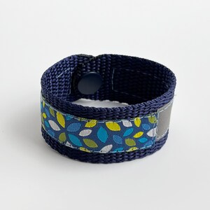 SOS bracelet parent FINDER PETALS / children&#39;s bracelet for telephone number / ID emergency bracelet / blue / waterproof / size adjustable