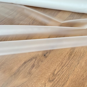 Transparent waterproof film / Raincoat / Bag fabric Transparent / Matte / TPU / Rainwear / Light-permeable / Raincoat image 6