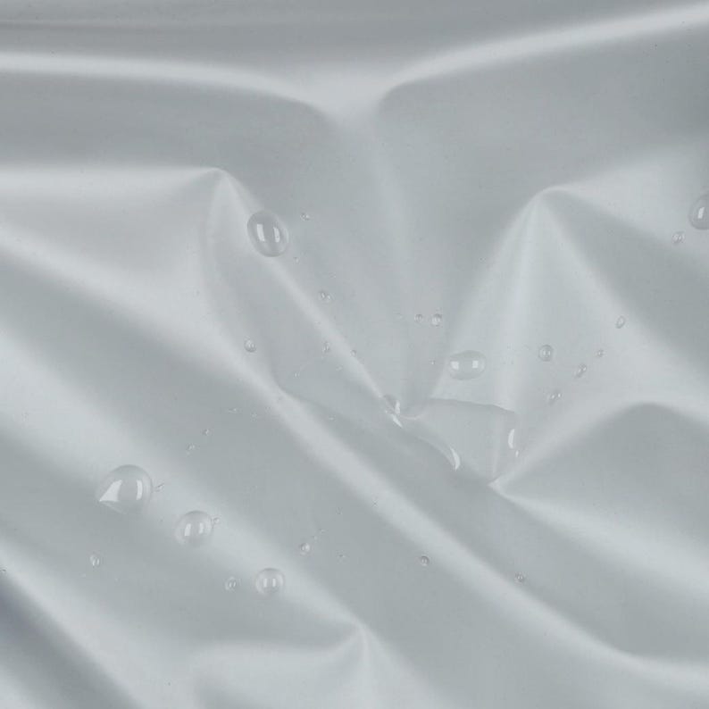 Transparent waterproof film / Raincoat / Bag fabric Transparent / Matte / TPU / Rainwear / Light-permeable / Raincoat image 1