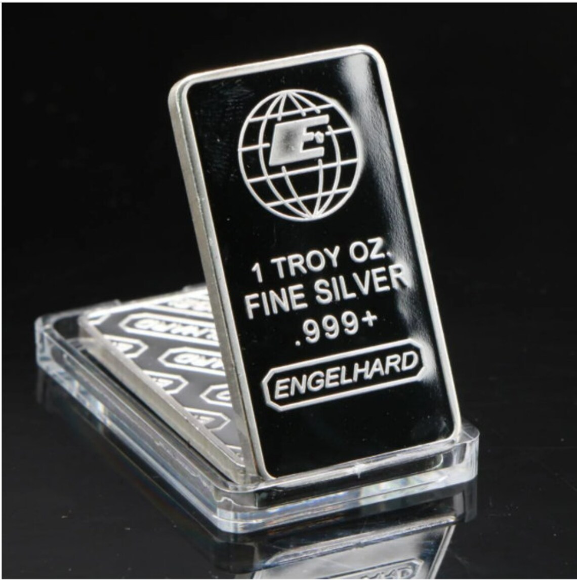 1 Oz Fine 9999 Silver Bar Quality Silver Plated Metal Bars Etsy