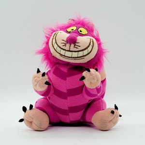 disney's alice in wonderland laid prone cheshire cat plush toy 