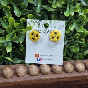 Polymer clay earrings | Radiology studs | Made to order