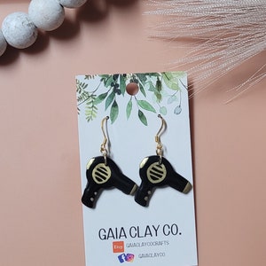 Polymer clay earrings | Hairdresser dangles | made to order