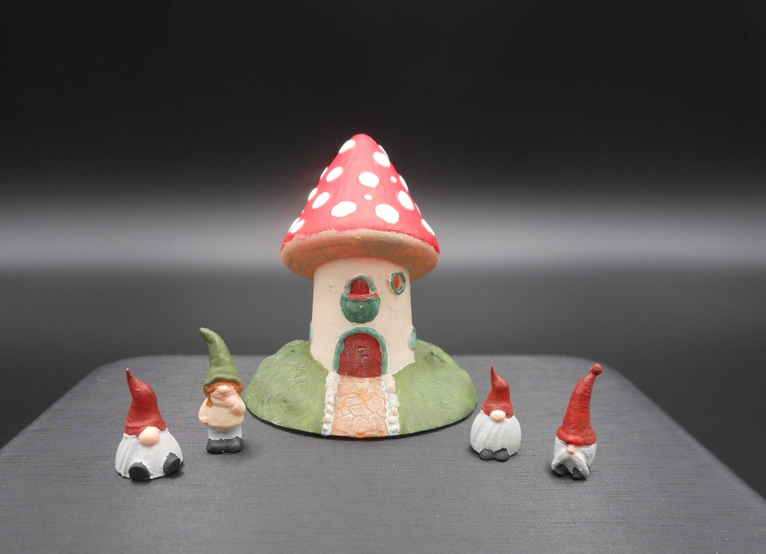 Gnomes and Mushroom House DIY KIT - Etsy