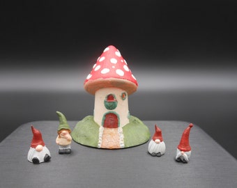 Gnomes and Mushroom house DIY KIT
