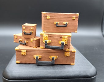 Maletas impresas en 3D DIY KIT Escala 1:24