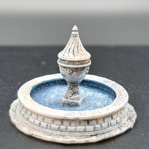 Garden Fountain  1:48 scale DIY KIT